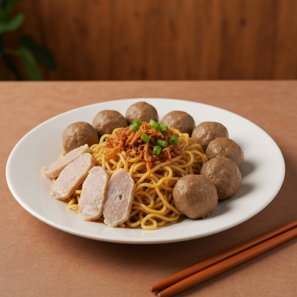 Bakmi Ayam Kampung Komplit