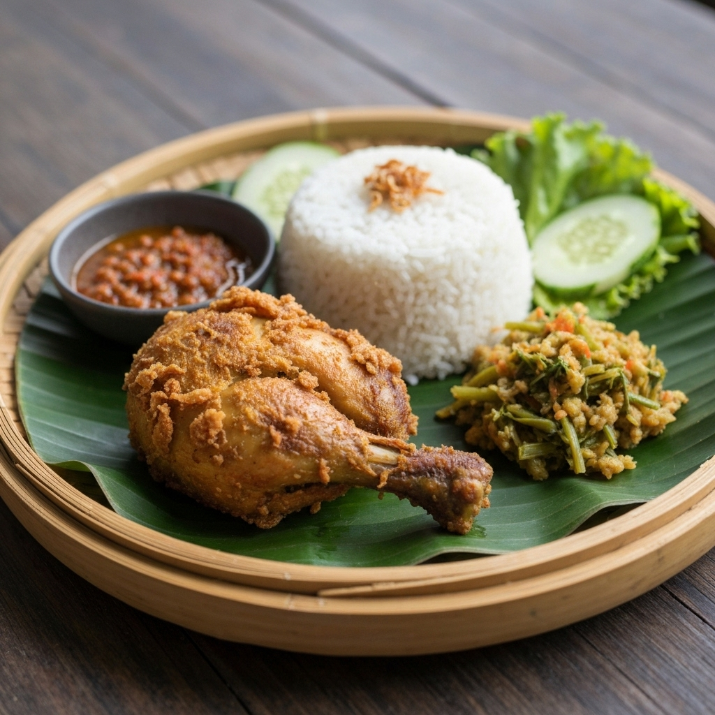Pecel Lele Sambal Matah Nasi Jeruk