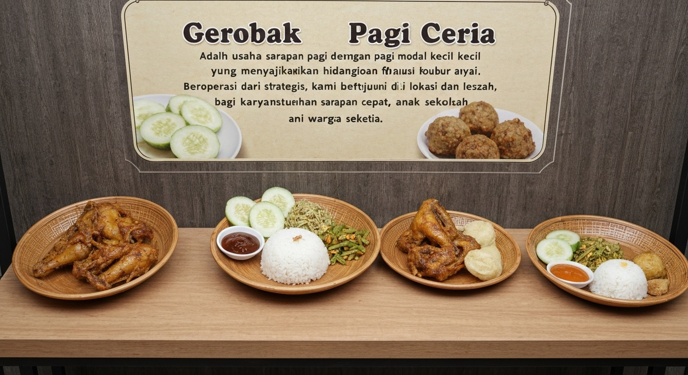 Gerobak sarapan pagi