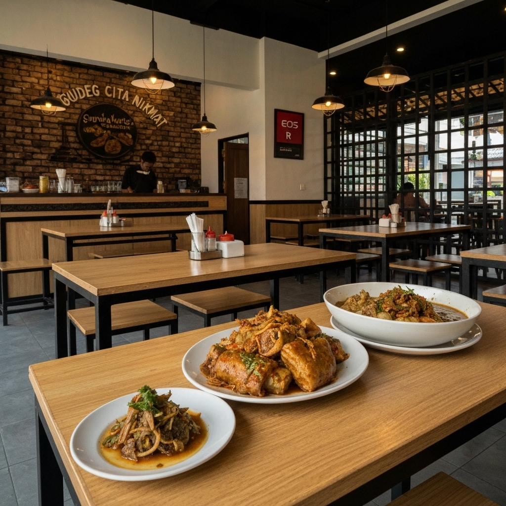 Penyajian Gudeg Premium