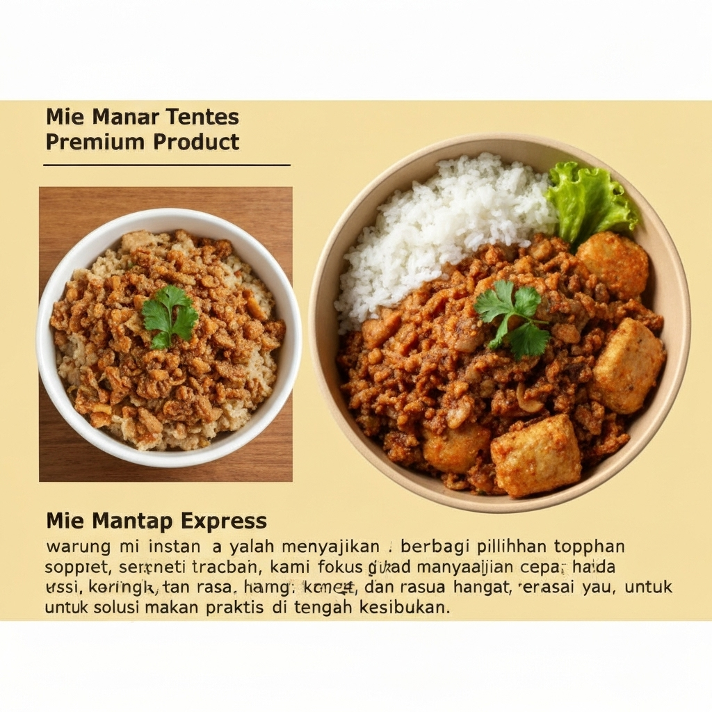 Penyajian Mie Mantap Express